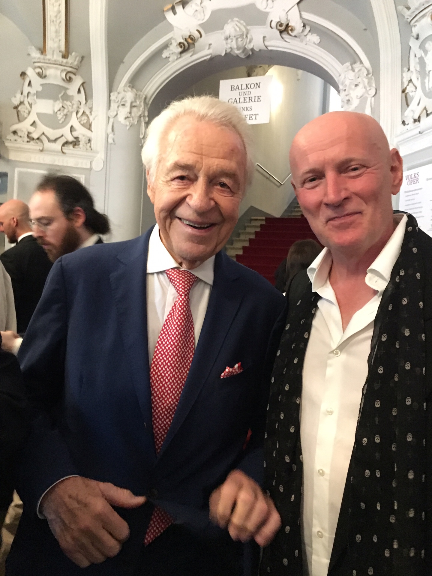 Arno Argos Raunig mit Harald Serafin