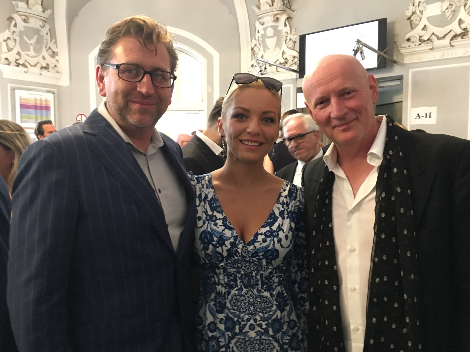 Arno Argos Raunig mit Lidia Baich mit Andreas Schager