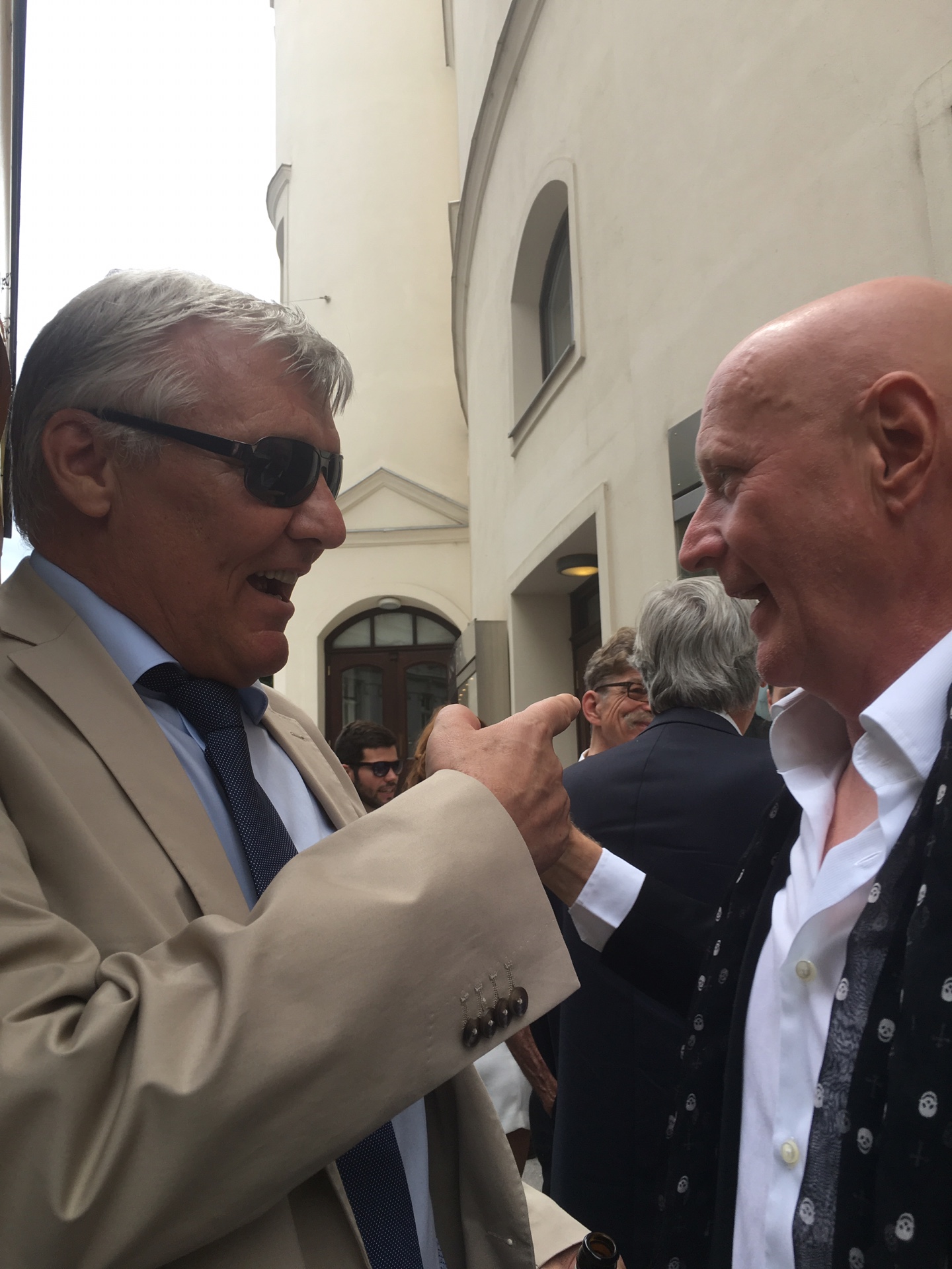 Arno Argos Raunig mit Josef Luftensteiner