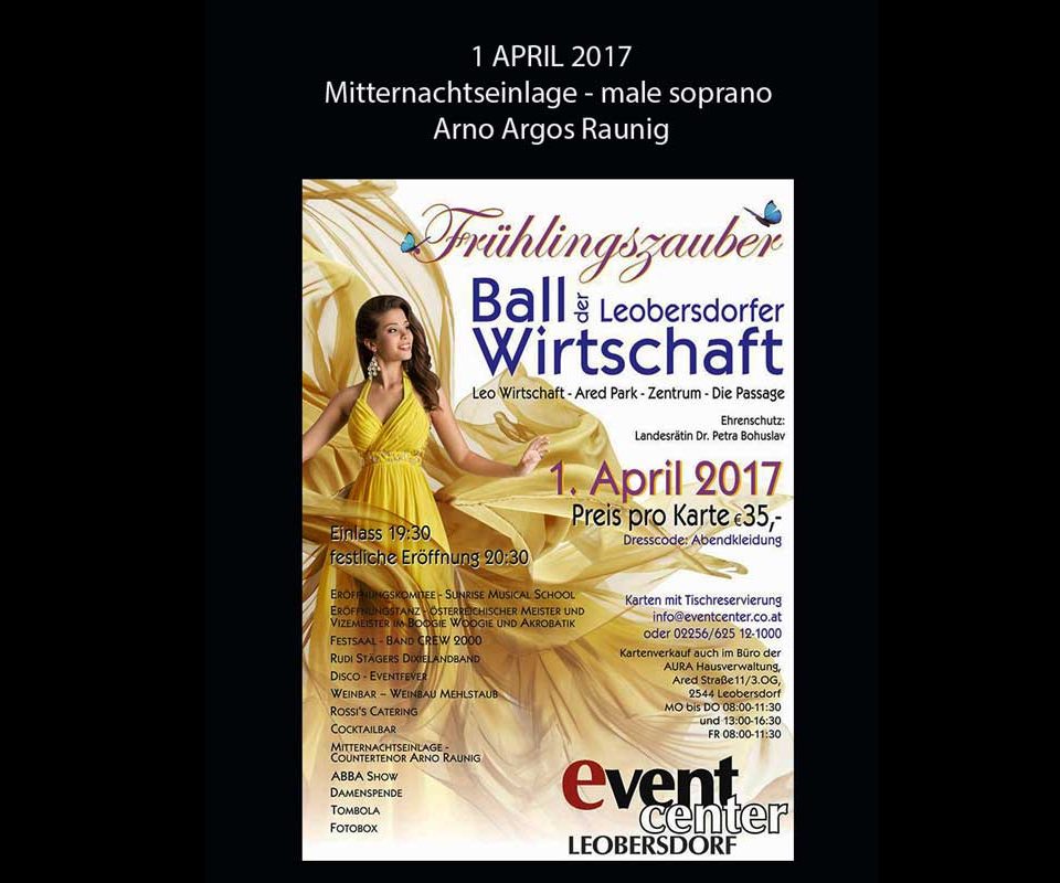 Ball der Leobersdorfer Wirtschaft 1 April 2017
