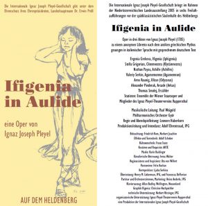 Ignaz Joseph Pleyel - Ifigenia In Aulide