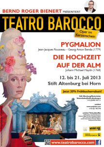 TEATRO BAROCCO, Plakat zum Festival 2013