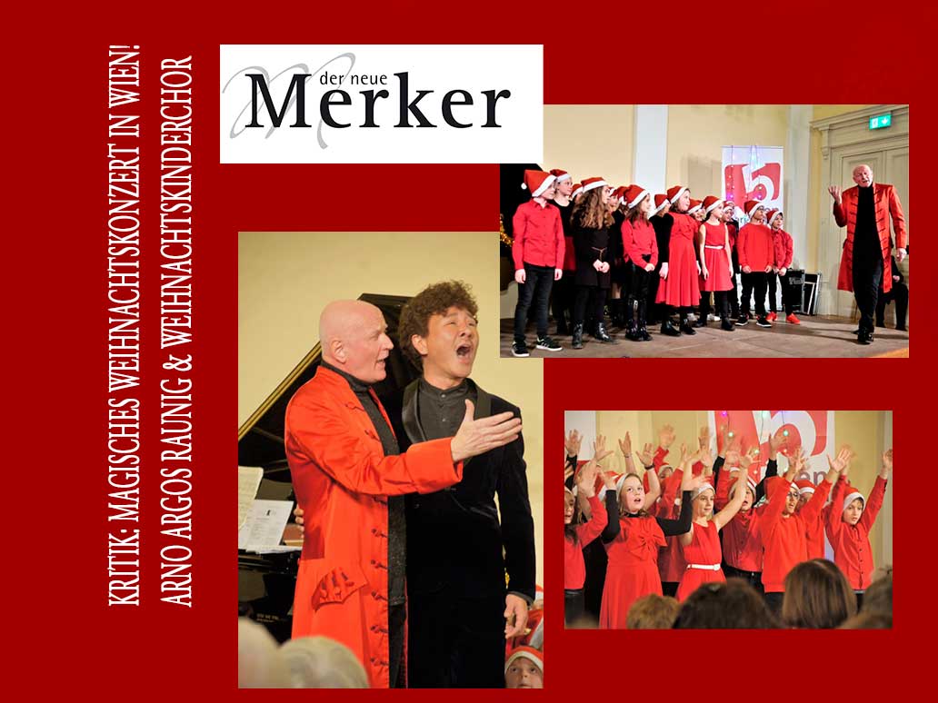 Magisches Weihnachtskonzert in Wien! Arno Argos Raunig & Weihnachtskinderchor