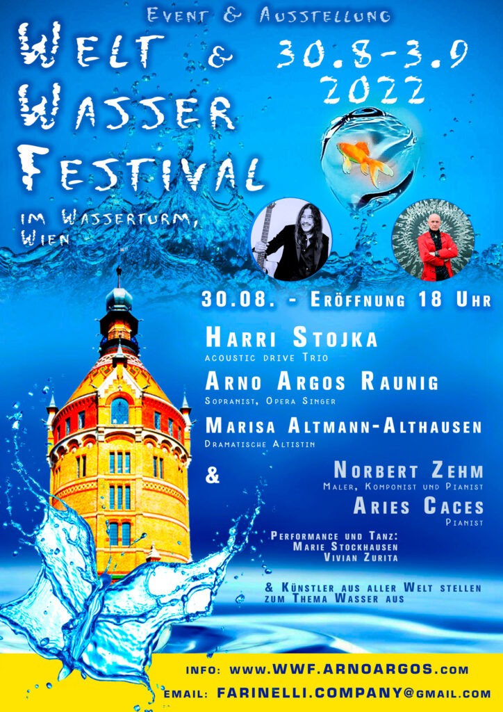 Welt & Wasser Festival im Wasserturm zu Wien